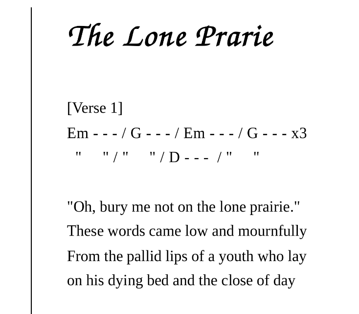 Music project preview